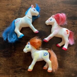 Vintage 1994 Lanard Party Ponies Set of 3
